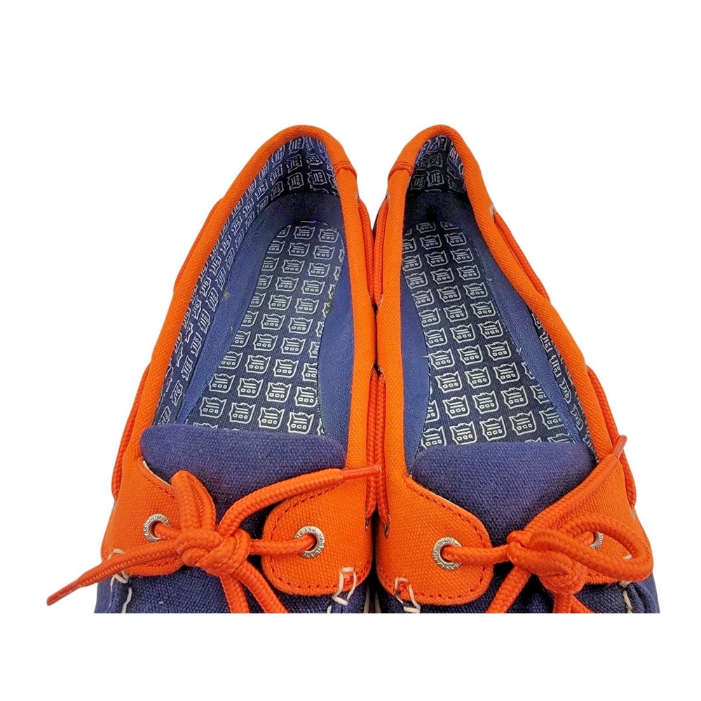 Eastland Sunset Women's Detroit Tigers MLB Baseball Canvas Boat Shoes Size 9 M - Picture 9 of 11